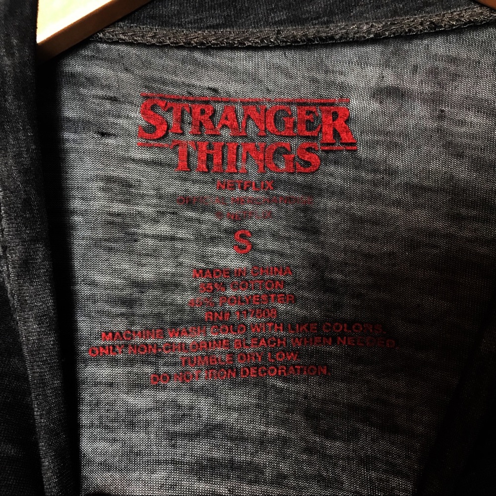 Stranger Things Burnout Graphic T-Shirt - Picture 3 of 3